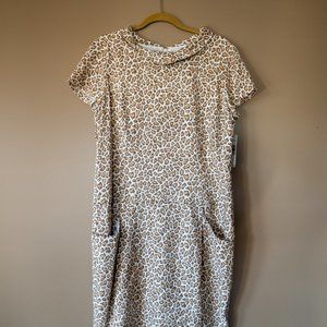Leopard-Print Pendleton Dress with Pockets (NWT)